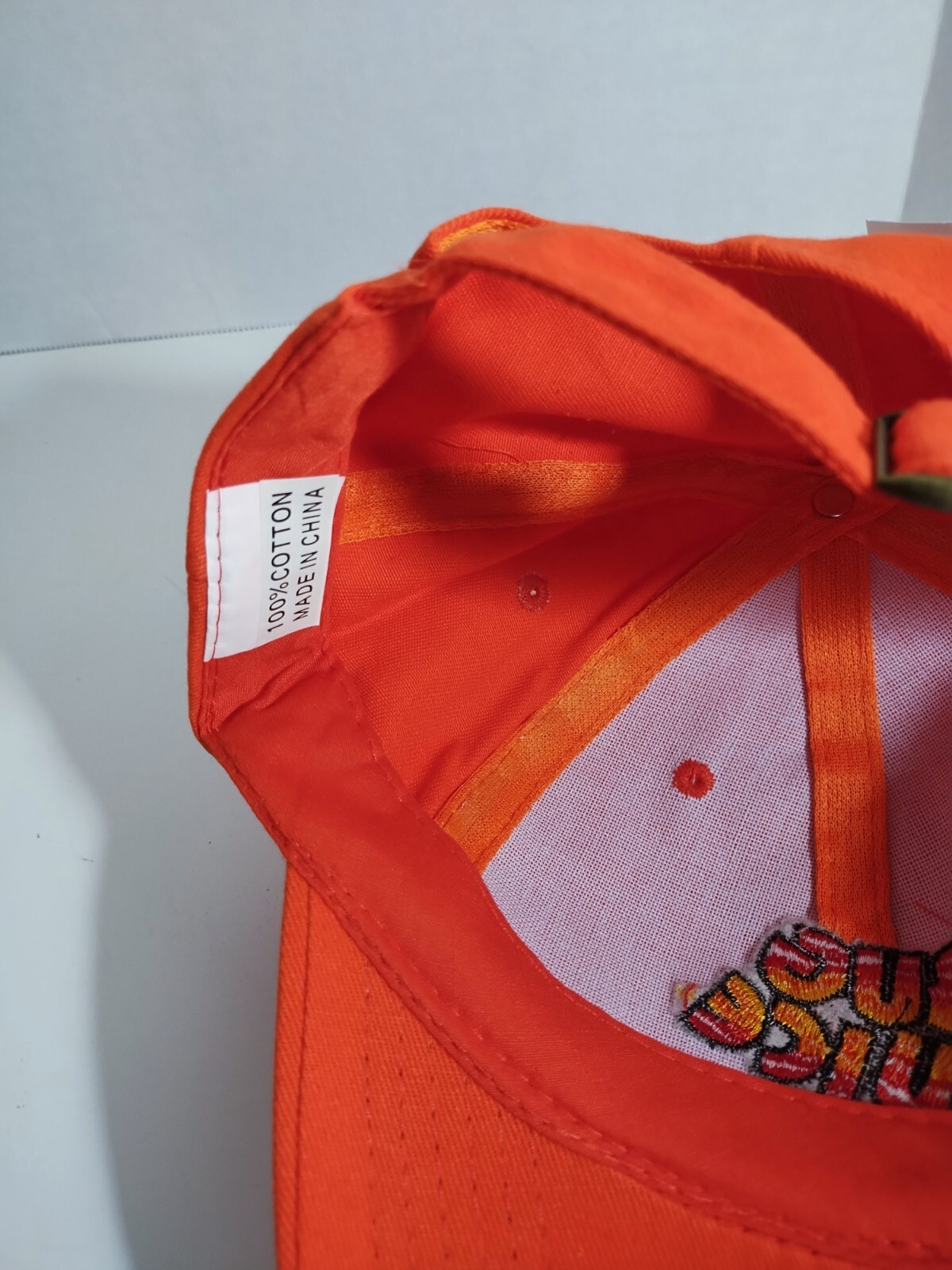 Bug Juice Cap Hat Orange Adjustable Promotional I… - image 8