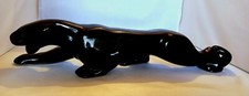 Vintage MCM Black Stalking Panther Planter Fi...