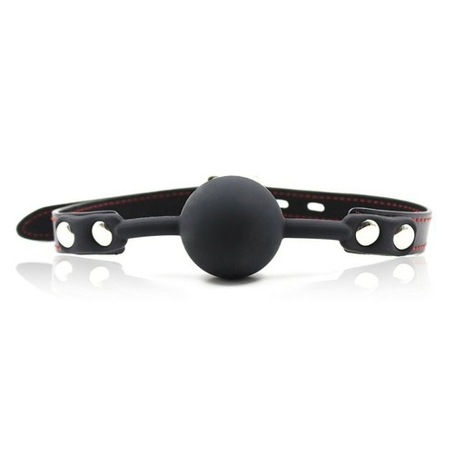 Ball Gag Silicone Adult Mouth Gag with Adjustable Neck Straps Adult Sex Toy US - Picture 5 of 16