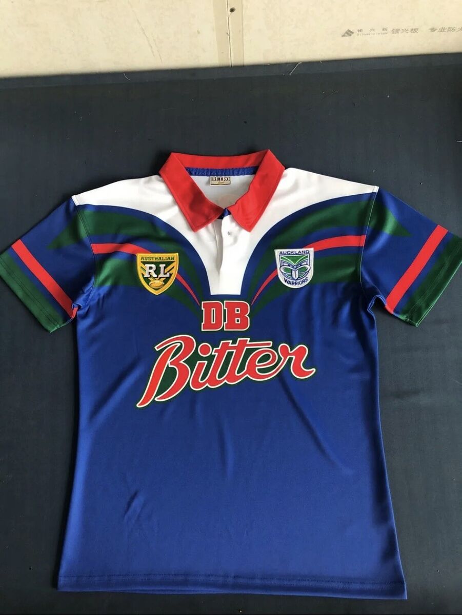 NZ Warriors 1995 Retro Home Jersey Rugby League S-5XL | eBay NZ Warriors 1995 Retro Home Jersey Rugby League S-5XL | eBay