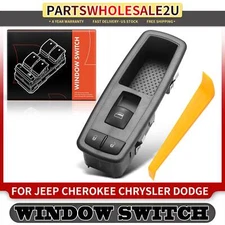 Front Passenger Door Power Window Switch for Jeep Cherokee	Chrysler 200 Dodge