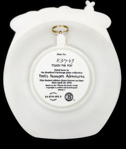 2 Pooh Bear Bradford Exchange Disney 3D Placa de Pared Olla de Miel Aventuras - Imagen 7 de 8