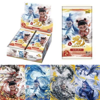 Aobing Box KAYOU NEZHA Anime Movie Cards AOBING Collection Trading Cards Sealed ...