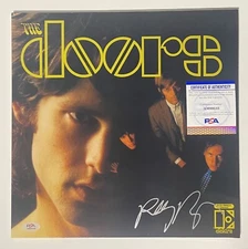 ROBERT KRIEGER SIGNED THE DOORS VINYL RECORD ALBUM LP + PSA COA