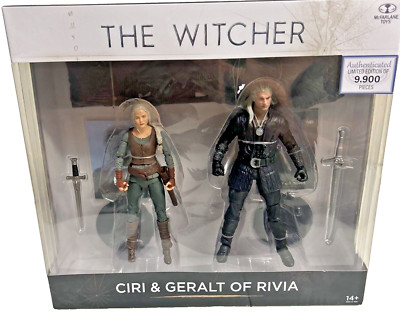 Netflix The Witcher Two Pack 8'' Action Figures Ciri & Geralt of Rivia limited