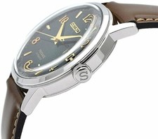 SEIKO PRESAGE Cocktail Time Mojito Green Dial Classic Brown Leather SRPE45J1 2