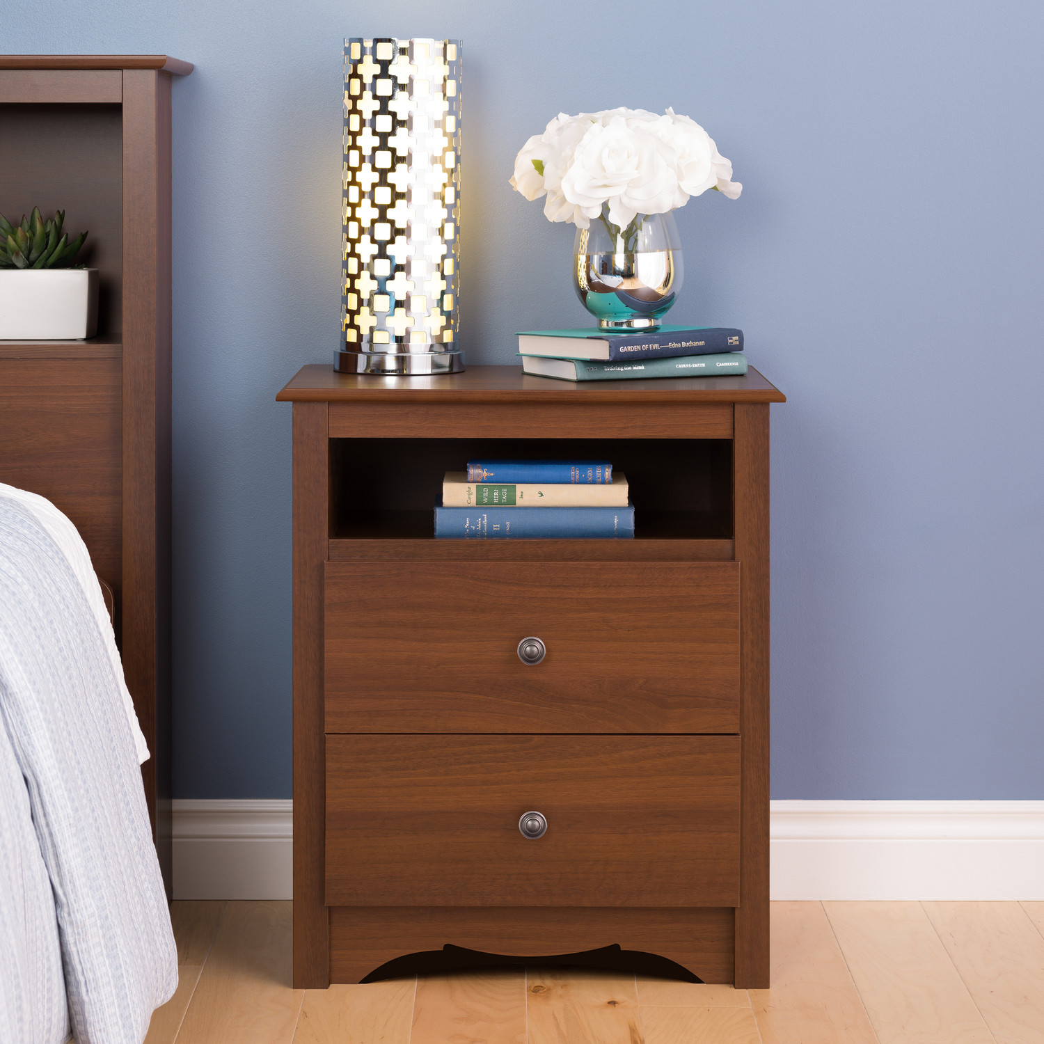 With Open Shelf, Cherry