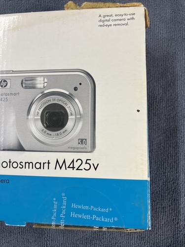 HP PhotoSmart M425 Digital Camera Optical Zoom 5.0x Zoom New Sealed - Picture 3 of 7
