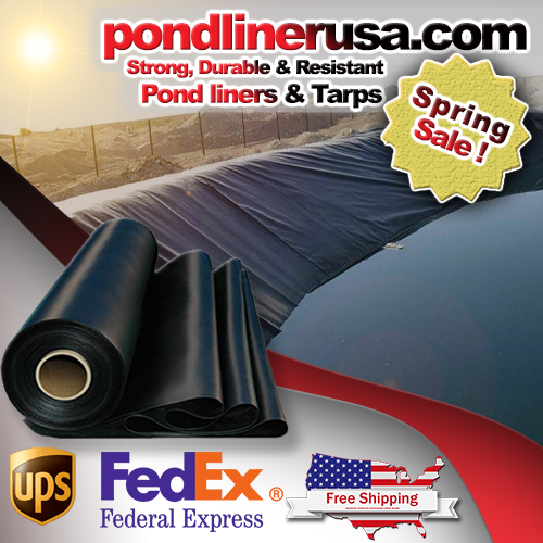 10x40,Pond liner,40+ year HDRPE,Commercial Grade, Strong & durab