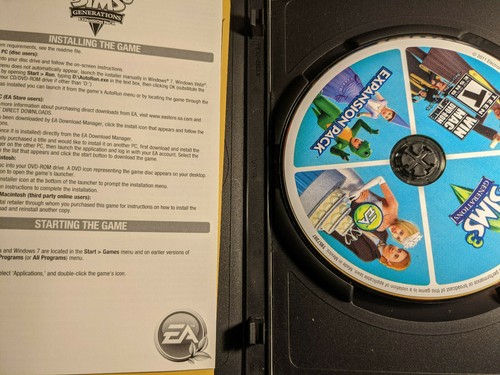The Sims 1,2,3,4,Stories box jewel, sleeve manual expansion pc games cd dvd - Picture 172 of 235