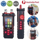 Handheld Network Cable Tester Wire Tracer LCD USB NCV VFL Optical Line Finder AU