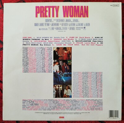 PRETTY WOMAN *Soundtrack 1990 SPAIN LP ROXETTE David Bowie RED HOT