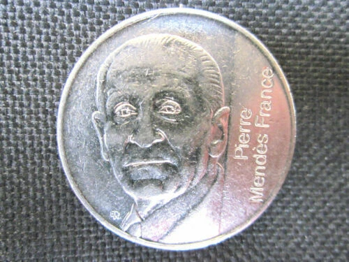 Pièces de monnaie françaises de 5 francs 5 francs sur Mendès France