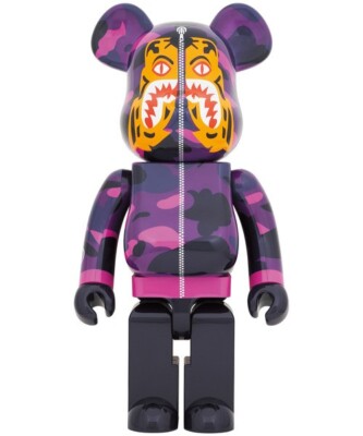 MEDICOM TOY - BE@RBRICK BAPE(R) CAMO TIGER 1000％PURPLE s-l400.jpg
