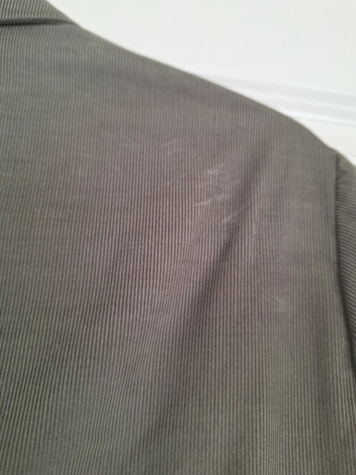 Paul Smith Hombre Mezcla Algodón Pana Traje Chaqueta en Oliva Talla 38 Foto 3 de 4