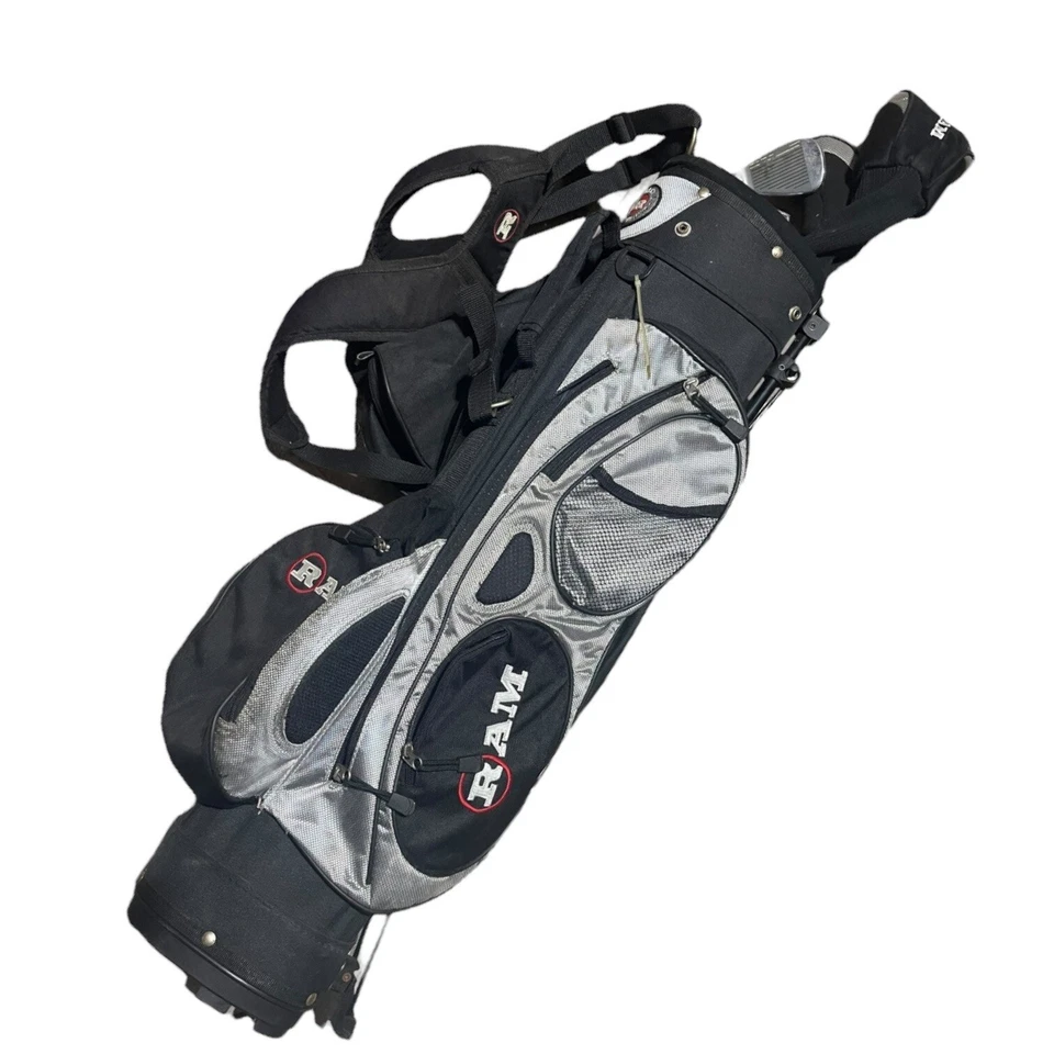 Ram Craigton Junior Youth KidsGolf 3Club Set Right Handed With 3 Way Stand Bag - Image 2 of 4