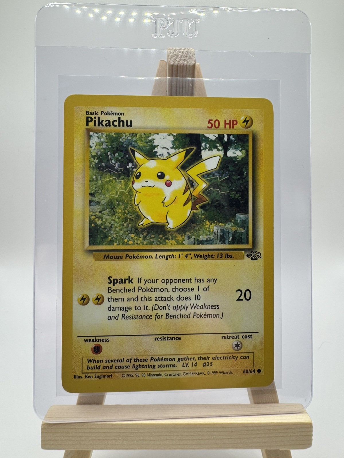 Pikachu - 60/64 Jungle - Common - Free Shipping!