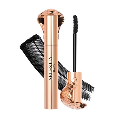 Black Mascara Queen Cobra   Volumizing, Curling, Lengthening   Soft Brush for...