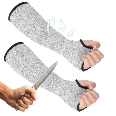 2Pcs Cut Resistant Sleeves Soft Arm Protectors for Thin Skin