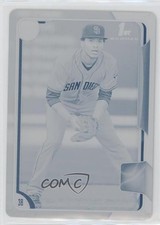 2015 Bowman Prospects Printing Plate Cyan 1/1 Gabriel Quintana #BP65 5c9
