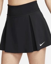 Nike Dri-Fit Advantage Women s Tennis Skirt Skort NWT 75 XS Black Athletic 15