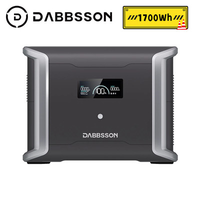 1700Wh Zusatzakku DBS1700B für DBS1300 Powerstation LiFePO4 Batterie Dabbsson