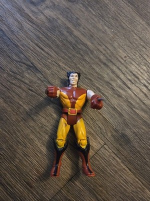 X-Men Wolverine RARE Action Figure 1991 Loose OG Costume Marvel Comics VG ToyBiz
