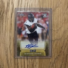 2020 Leaf XRC Gold KeShawn Vaughn Rookie Tampa Bay Buccaneers #43 Auto
