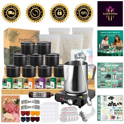 Elegance in a Box: Complete Candle Making Kit for Adults - DIY Candle Supplies