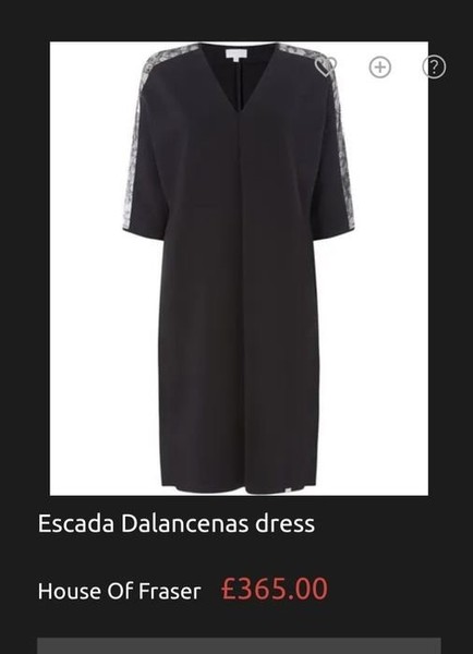 Women Escada Dress Black 42
