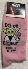 Star Wars - GROGU - BABY YODA Men's crew socks - size 7-12 - NWT - FREE SHIPPING