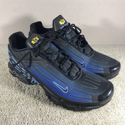 Nike Air Max Plus TN Tuned Black Blue DZ 4508-001 Size 15