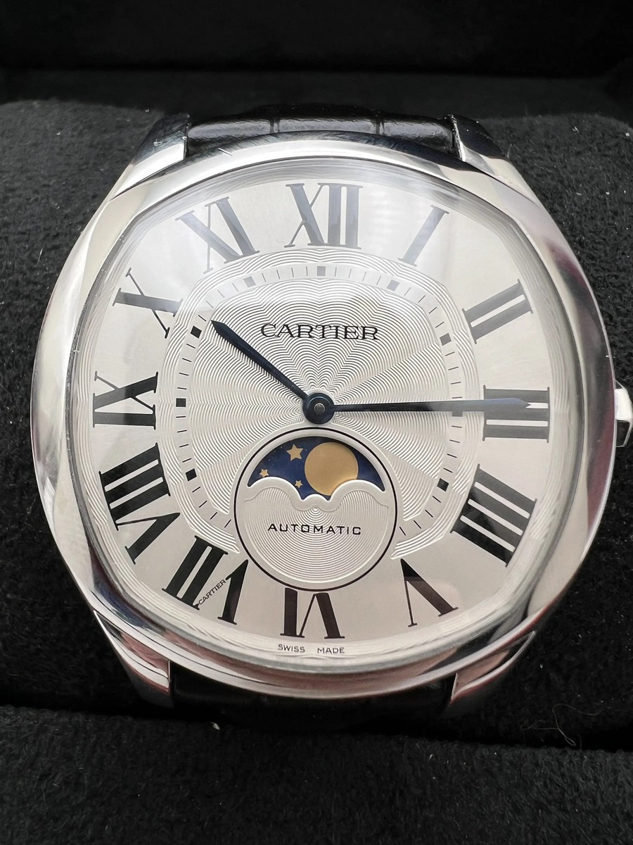 Cartier Drive MoonPhase 41mm Large Model Automatic Silver WSNM0008