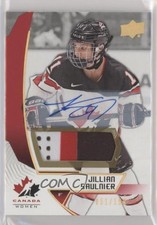 2019 Team Canada Juniors Premium Swatch 51/199 Jillian Saulnier #42 Auto lt5