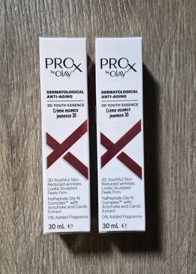 2x Sealed ProX by Olay 3D Youth Essence  Dermatological Anti-Aging Cream 30ml Ea