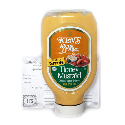 Ken's Steakhouse Honey Mustard Dressing Dip Condiment for Snacks and Dishes