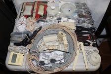 RJ11 MEGA LOT - PHONE CORDS - EXTENSIONS - MODULAR DUPLEX JACKS - CRIMPER  MORE