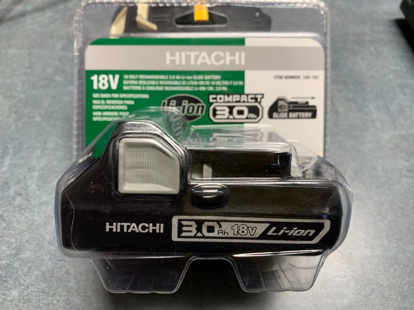 (METABO) Genuine Hitachi 339-782 18V 3.0Ah Lithium Ion Batte