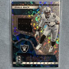 2017 Panini Spectra Patch Sunday Spectacle Refractor Khalil Mack 40/99