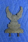 BRASS HARLEY SHOVELHEAD KNUCKLEHEAD PANHEAD CHOPPER EAGLE WINGS SISSY BAR INSERT