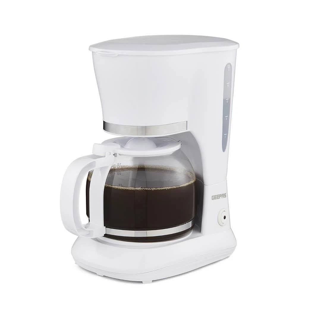 GEEPAS 1.5L Filter Coffee Machine 800W Coffee Maker for Instant Espresso Coffee