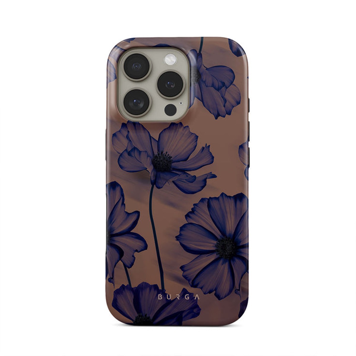 Coque iPhone 16 Pro Burga Velvet Night - Protection antichoc antichute élégante