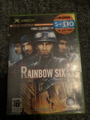 Tom Clancy s Rainbow Six 3 Xbox Live Original Handbuch dabei