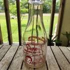 Vintage Pure Creamery Milk Bottle Laurel Mississippi Glass