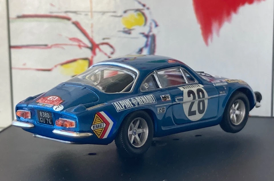 1/43 Trofeu TR803 Alpine Renault A110 1600 1971 Monte Carlo #28 Andersson/Stone Foto 3 de 4