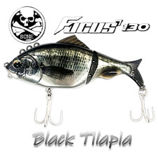 Bone Focus 130 Multi-Function Swimbait - BLACK TILAPIA