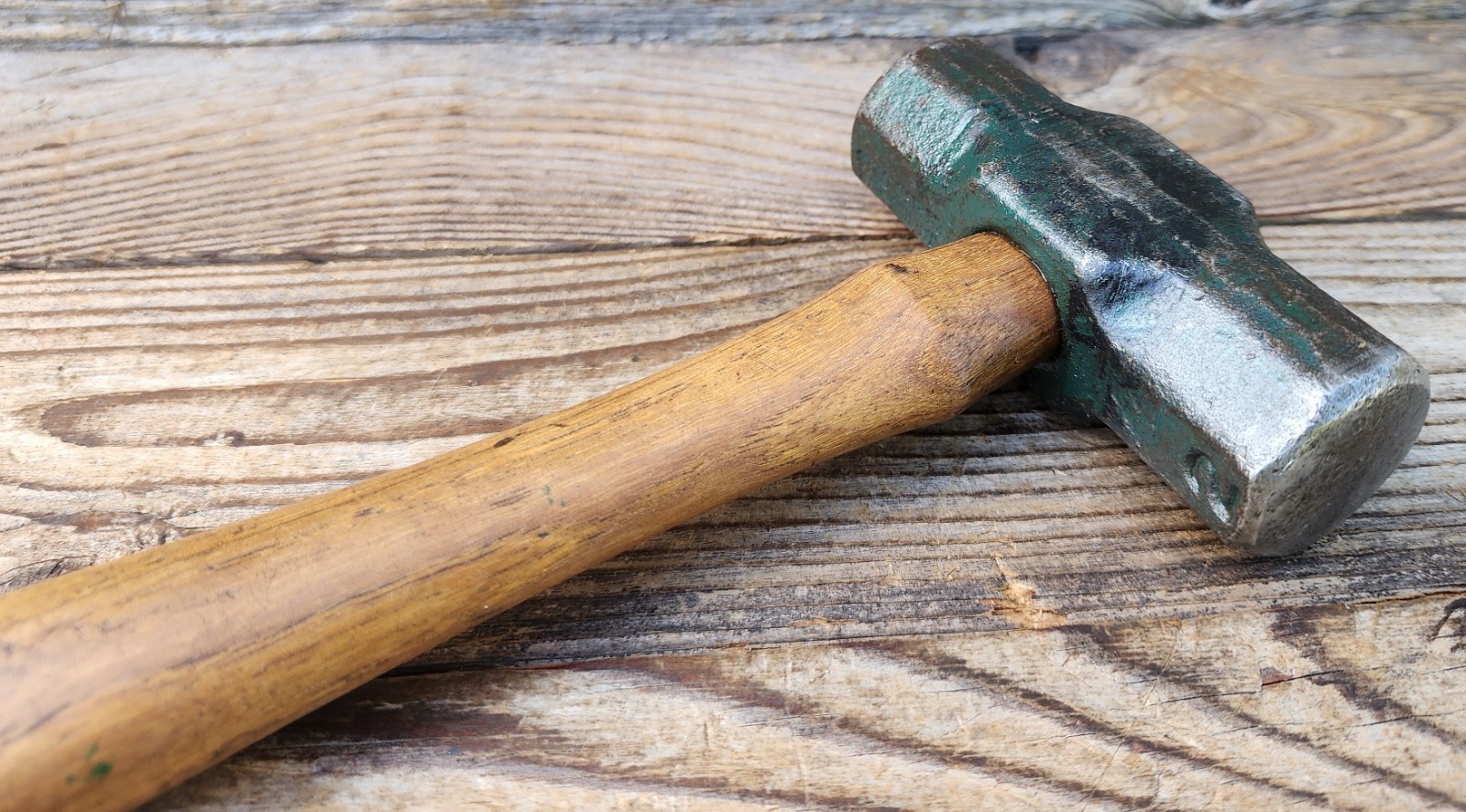 Vintage Woodings Verona 2 LB Double Faced Mini Sledge w/ Wood Handle USA Made