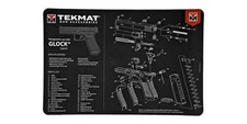 TekMat For Glock Gen 5 Mat 11"x17" Small Microfiber TekTowel Tube R17-GLOCK-G5