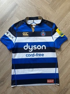 Bath Rugby Union Jersey By Canterbury Charlie Ewels Match Issue Size 2XL