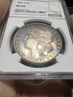 1881 S NGC MS64 Toner Morgan Silver Dollar $1 Nicely Toned